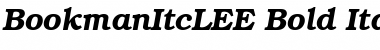 BookmanItcLEE Bold Italic Font