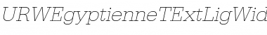 Download URWEgyptienneTExtLigWid Font