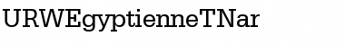 URWEgyptienneTNar Regular Font