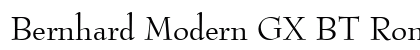 Bernhard Modern GX BT Roman preview
