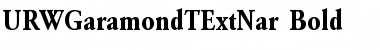 URWGaramondTExtNar Bold Font