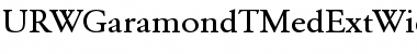 URWGaramondTMedExtWid Regular Font