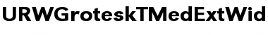 Download URWGroteskTMedExtWid Font