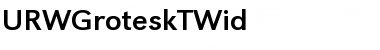 URWGroteskTWid Regular Font