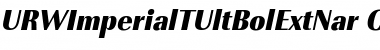 URWImperialTUltBolExtNar Oblique Font