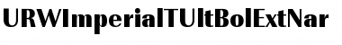 URWImperialTUltBolExtNar Regular Font