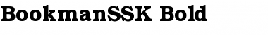 BookmanSSK Bold Font