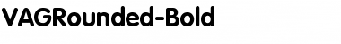 Download VAGRounded-Bold Font