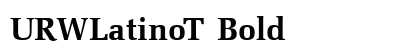 URWLatinoT Bold preview