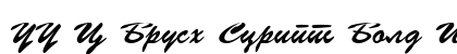 YU C Brush Script Bold Italic