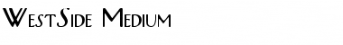 WestSide Medium Font WestSide Medium Font