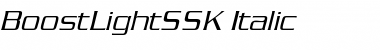 Download BoostLightSSK Font