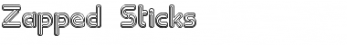 Zapped Sticks Regular Font