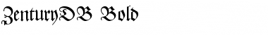 ZenturyDB Bold Font