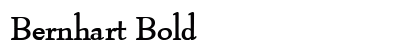 Bernhart Bold preview