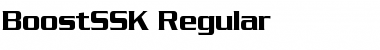 BoostSSK Regular Font