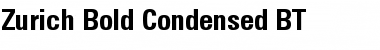 Zurich Bold Font