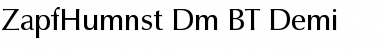 Download ZapfHumnst Dm BT Font