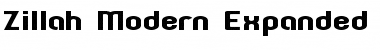 Zillah Modern Expanded Regular Font