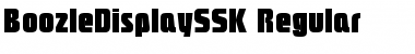 Download BoozleDisplaySSK Font