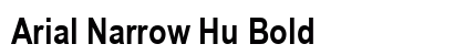 Arial Narrow Hu Bold Preview