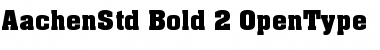 Aachen Std Bold Font