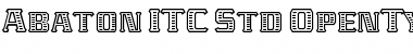 Abaton ITC Std Regular Font