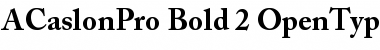 Adobe Caslon Pro Bold Font