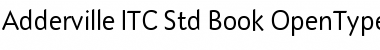 Adderville ITC Std Book Font