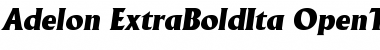 Download Adelon-ExtraBoldIta Font