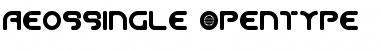 Aeos Single Font