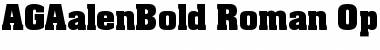 AGAalenBold Regular Font