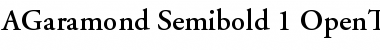 Adobe Garamond Semibold Font