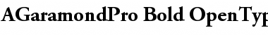 Adobe Garamond Pro Bold Font