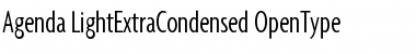 Agenda LightExtraCondensed Font