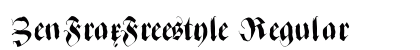 ZenFraxFreestyle Regular preview