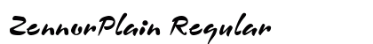 ZennorPlain Regular preview