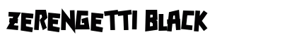 Zerengetti Black preview