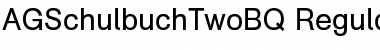 Download AG Schulbuch Two BQ Font