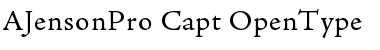 Adobe Jenson Pro Caption Font