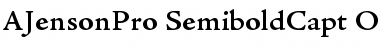 Adobe Jenson Pro Semibold Caption Font