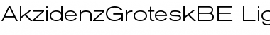 Berthold Akzidenz Grotesk Light Extended Font