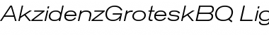 Akzidenz-Grotesk BQ Font