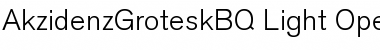 Akzidenz-Grotesk BQ Regular Font