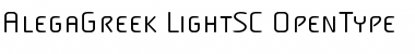 Download AlegaGreek-LightSC Font