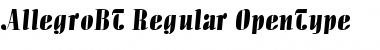 Allegro Regular Font