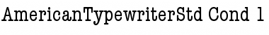 Download ITC American Typewriter Std Font