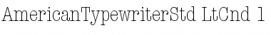 Download ITC American Typewriter Std Font