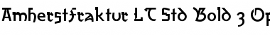 Download AmherstFraktur LT Std Bold Font