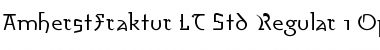 Download AmherstFraktur LT Std Regular Font